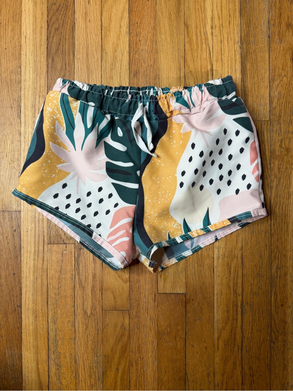Gus + Steel 5T Floral Print Swim Trunks